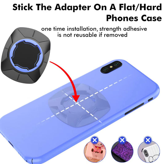 Bicycle Handlebar Phone Stand  360° Rotating Bike Phone Mount  Easy Install Scooter Phone Stand for Bike Accessories