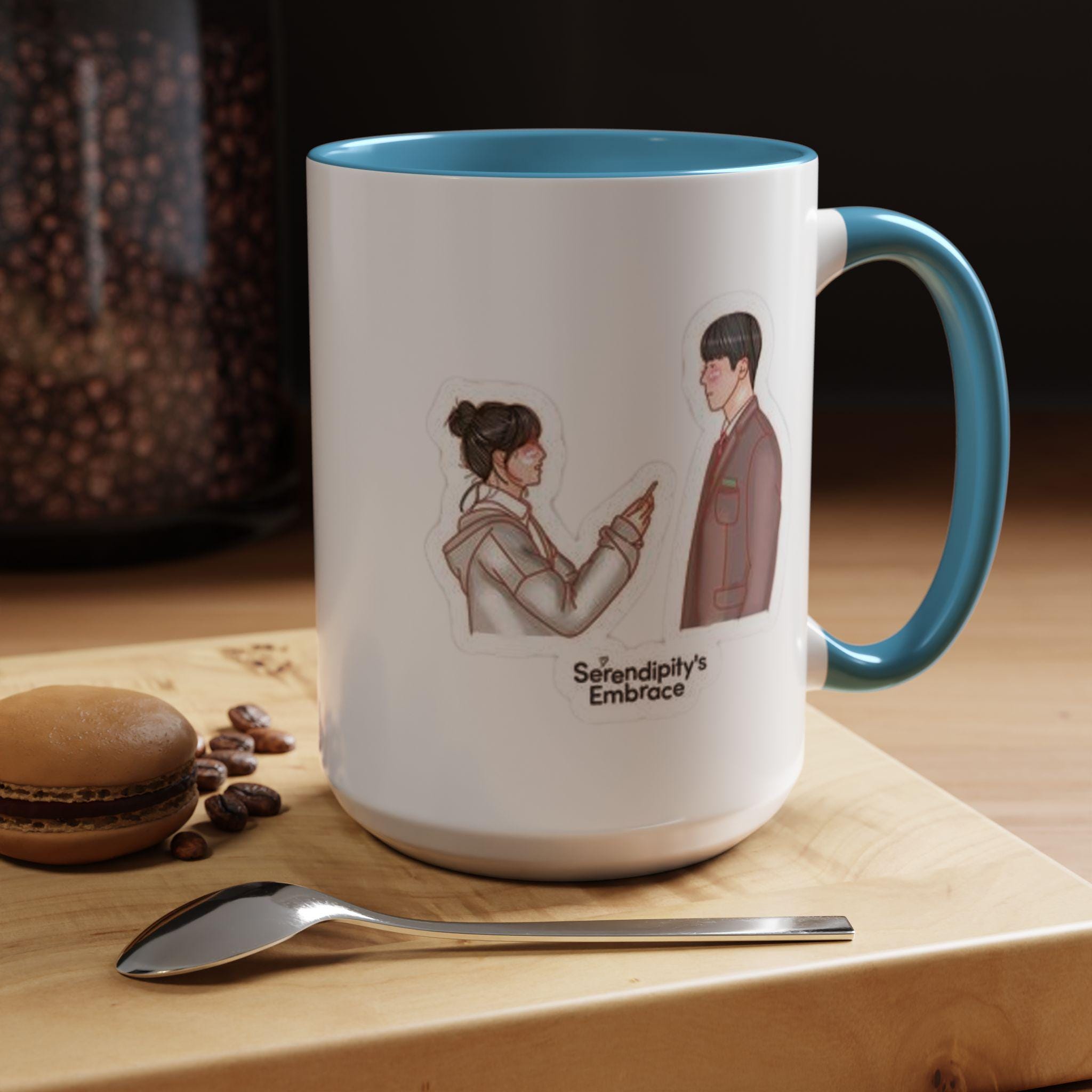 Serendipity's Embrace Ceramic Mug  K-Drama Inspired Mug, Unique Gift for Fans, Coffee and Tea Lovers, Perfect for K-Drama Enthusiasts