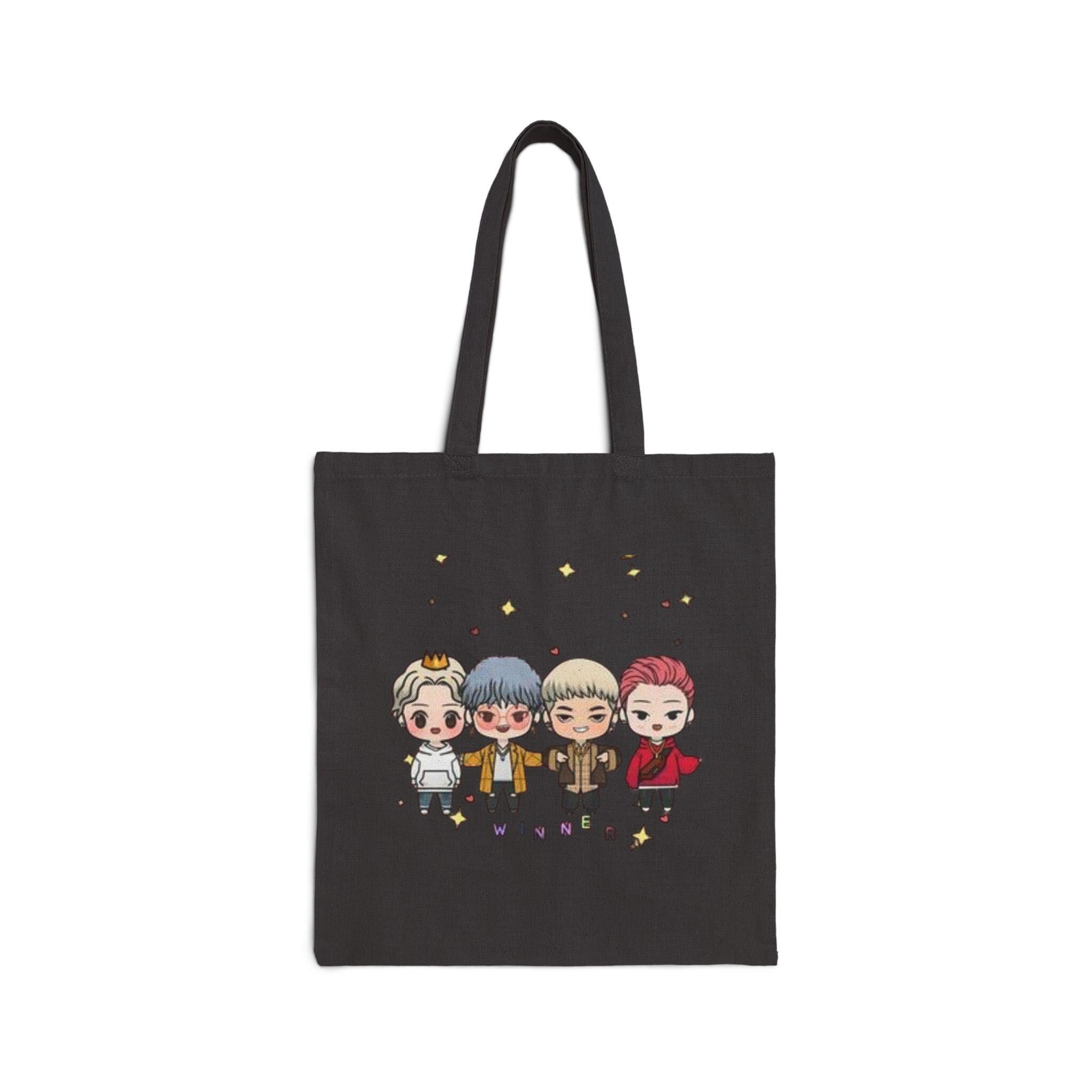 K-Drama Baby Design Cotton Canvas Tote Bag, Korean Drama Tote Bag, Kdrama Tote Bag, Korean Aesthetic Tote, Kdrama Merch, Korean Drama Gifts