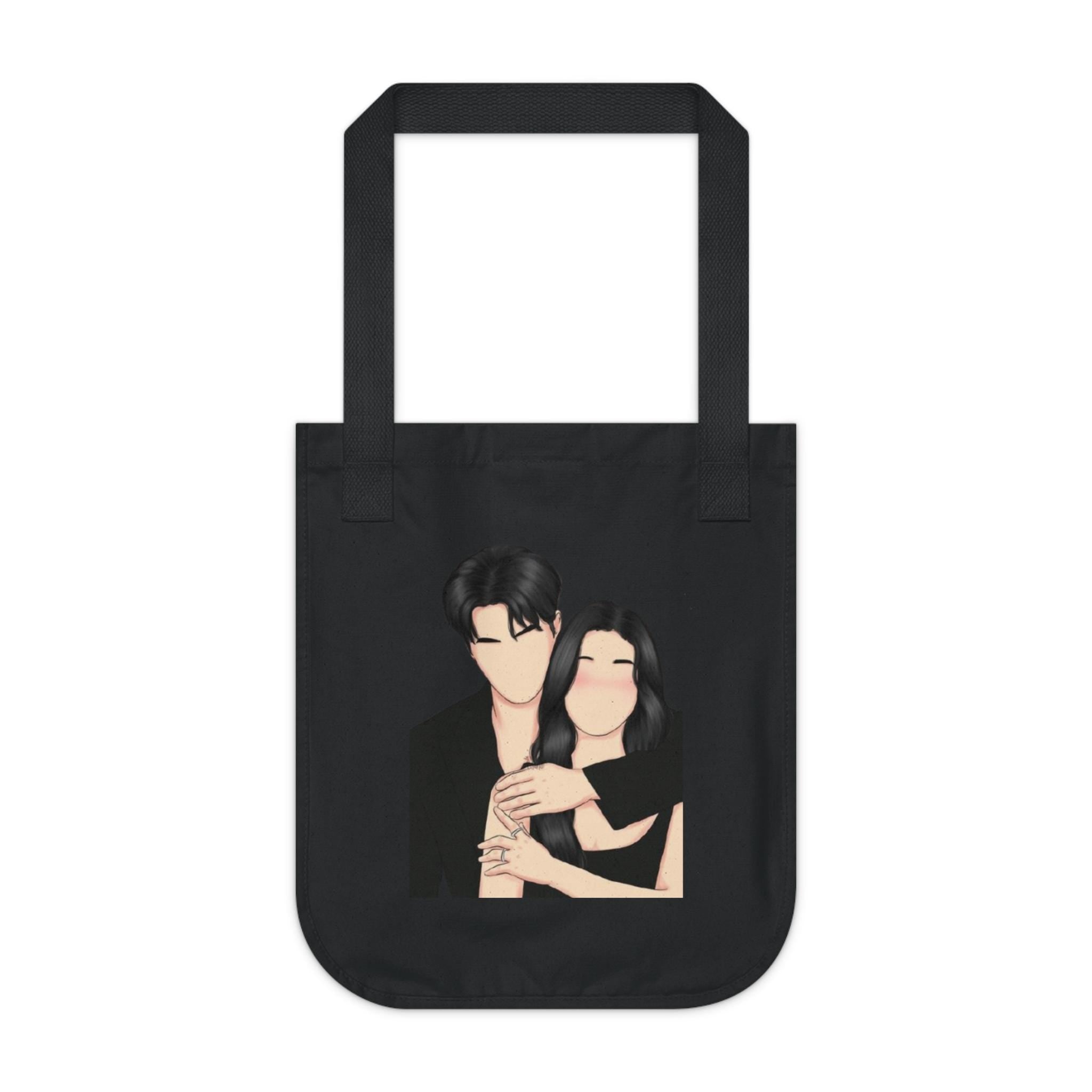 Korean Drama Inspired Tote Bag, K-Drama Cotton Canvas Tote Bag, Korean Aesthetic Tote Bag, Kdrama Fans Gift Bag, Korean Drama Lover Tote Bag