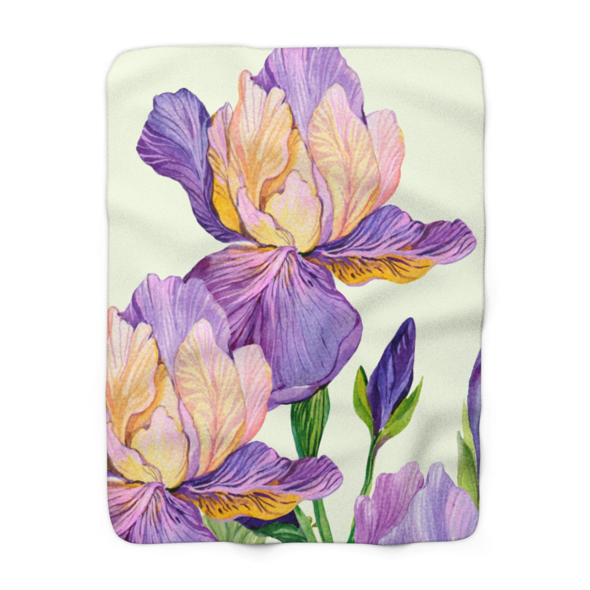Cozy Floral Sherpa Fleece Blanket - Soft Embrace for Home, Perfect Gift for All Occasions, Winter Warmth, Bed and Couch Decor